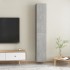Muebles para TV 2 uds contrachapada gris hormigón 30,5x30x90
