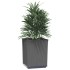 Jardineras 4 uds polipropileno negro 30x30x37