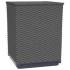 Jardineras 4 uds polipropileno negro 30x30x37