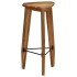 Taburetes de cocina 2 unidades madera maciza de
