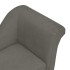 Sofá para perros con almohada gris oscuro felpa 83x44x44
