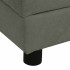 Sofá para perros con almohada gris oscuro felpa 83x44x44