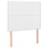 Cama box spring con colchón cuero sintético blanco 120x200