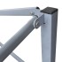 Carpa plegable profesional acero blanco 2x2