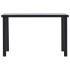 Mesa de comedor de MDF negro y gris hormigón 120x60x75
