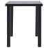 Mesa de comedor de MDF negro y gris hormigón 120x60x75
