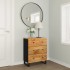 Aparador de madera maciza de acacia 60x33x75