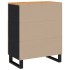 Aparador de madera maciza de acacia 60x33x75