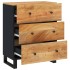 Aparador de madera maciza de acacia 60x33x75