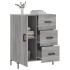 Aparador de madera de ingeniería gris Sonoma 69,5x34x90