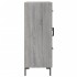 Aparador de madera de ingeniería gris Sonoma 69,5x34x90