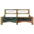 Estructura de cama de madera maciza reciclada 160x200