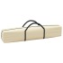 Carpa para fiestas plegable con paredes laterales crema 3x3