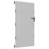 Puerta de jardín acero corten 85x200
