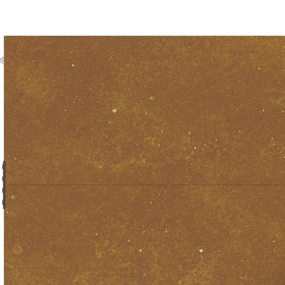 Puerta de jardín acero corten 85x200