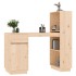 Escritorio de madera maciza de pino 110x53x117