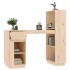 Escritorio de madera maciza de pino 110x53x117