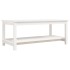 Mesa de centro de madera maciza de pino blanco 110x55x45