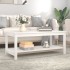 Mesa de centro de madera maciza de pino blanco 110x55x45