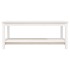 Mesa de centro de madera maciza de pino blanco 110x55x45