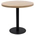 Mesa de bistró MDF marrón claro 80
