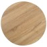 Mesa de bistró MDF marrón claro 80