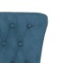 Sillón de respaldo alto con botones terciopelo