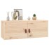 Armarios de pared 2 uds madera maciza de pino 80x30x30