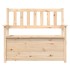 Banco de madera maciza de pino 112,5x51,5x96,5