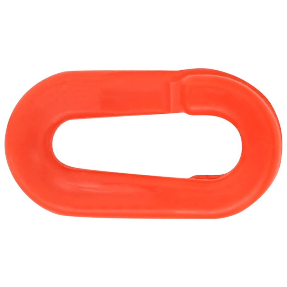 Bolardos de control de tráfico 10 uds con cadena PE 75