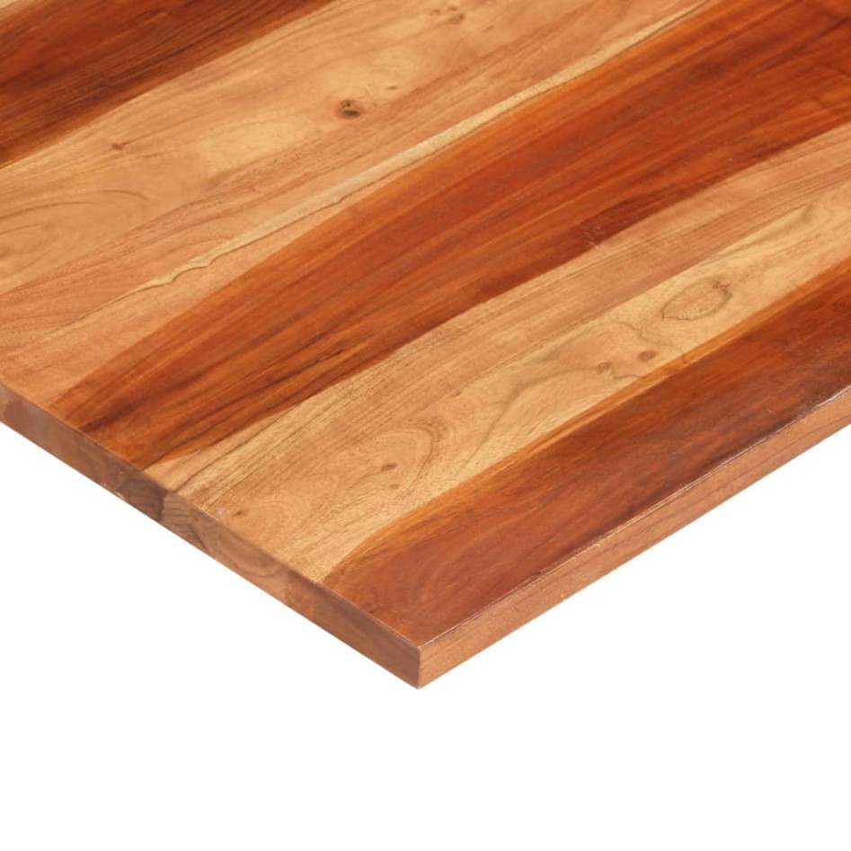 Tablero de mesa madera maciza de acacia 25-27 mm 70x70