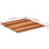 Tablero de mesa madera maciza de acacia 25-27 mm 70x70