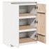 Aparador madera maciza de pino blanco 60x36x84