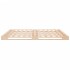 Cama de palets madera maciza pino doble pequeña 120x190