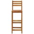 Taburetes de cocina 4 unidades madera maciza de