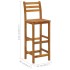 Taburetes de cocina 4 unidades madera maciza de