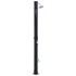 Ducha solar negro 220 cm 20