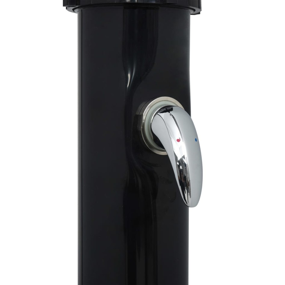 Ducha solar negro 220 cm 20