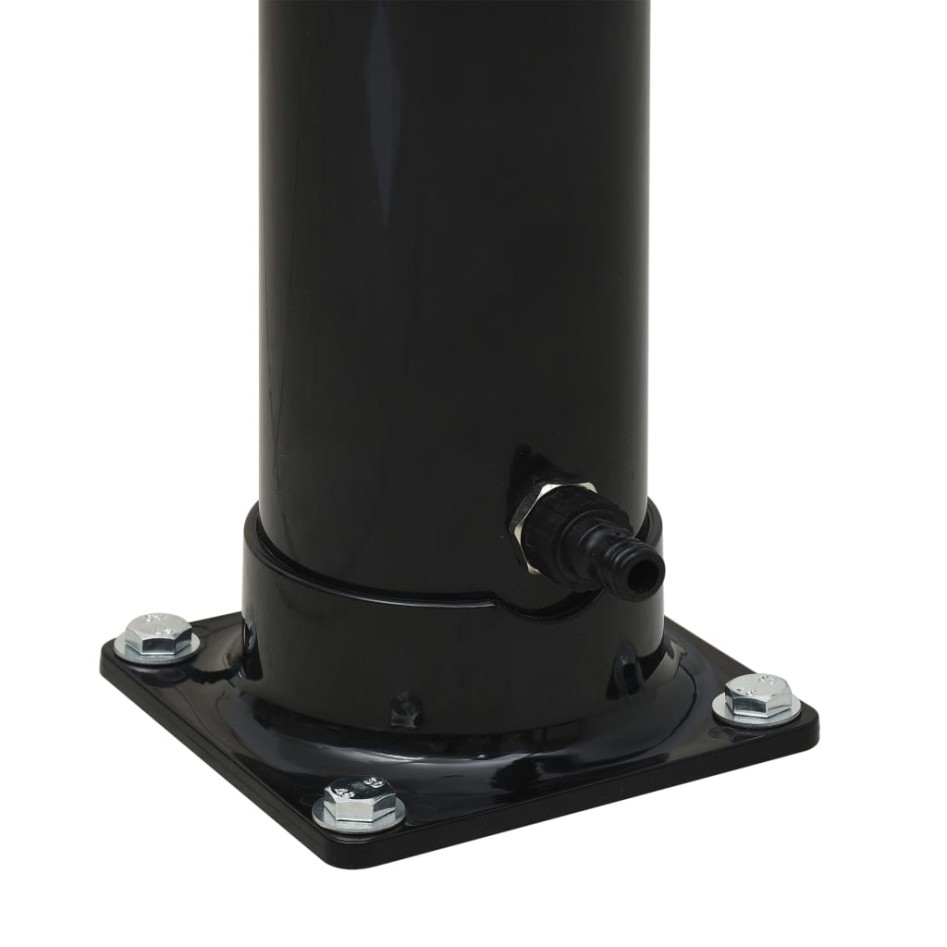 Ducha solar negro 220 cm 20