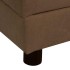 Sofá para perros con almohada marrón felpa 83x44x44