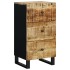 Aparador con 3 cajones hierro madera maciza mango 40x33,5x75