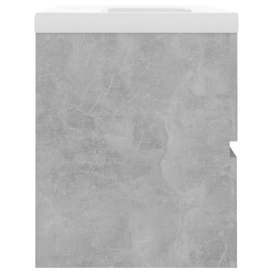 Mueble con lavabo madera de ingeniería gris