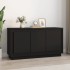 Aparador madera contrachapada negro 102x35x55