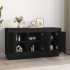 Aparador madera contrachapada negro 102x35x55