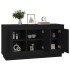 Aparador madera contrachapada negro 102x35x55