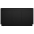 Aparador madera contrachapada negro 102x35x55