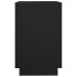 Aparador madera contrachapada negro 102x35x55