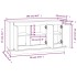 Aparador madera contrachapada negro 102x35x55
