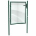 Puerta de valla de acero verde 100x75