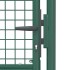 Puerta de valla de acero verde 100x75